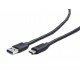 Cablexpert CCP-USB3-AMCM-10 cable USB 3 m 2.0/3.2 Gen 1 (3.1 Gen 1) USB A USB C Negro